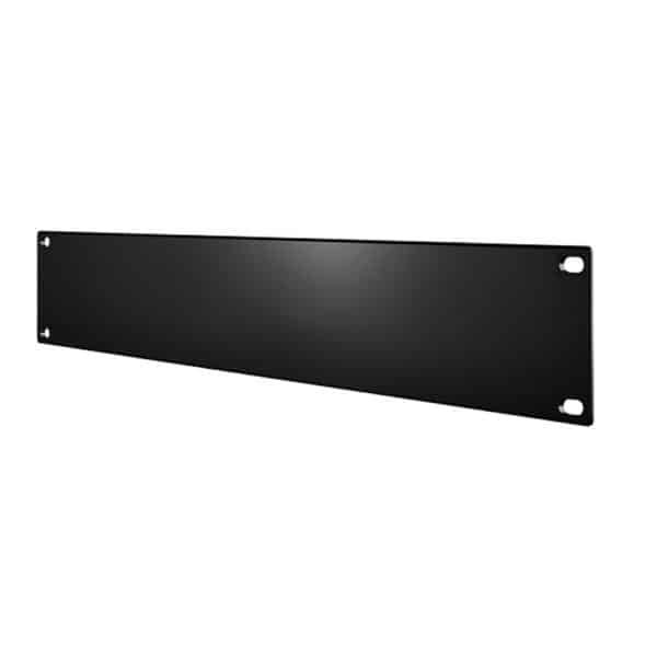 INRB111A - 19 Zoll 1 HE Aluminium U-Rackblende Blindplatte Frontplatte
