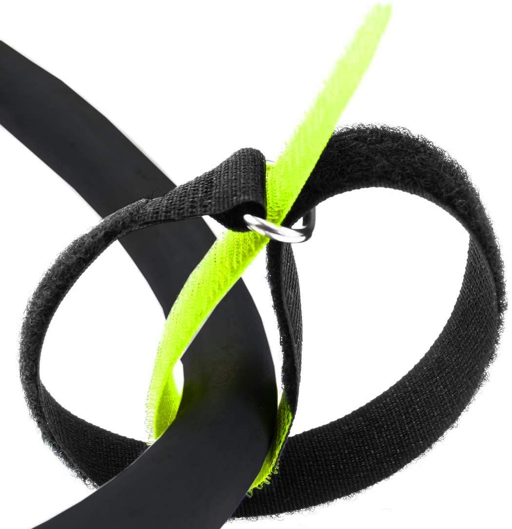 INPKB5050GELPRO 10 X Klett Kabelbinder Mit Beschriftungsfeld Und 